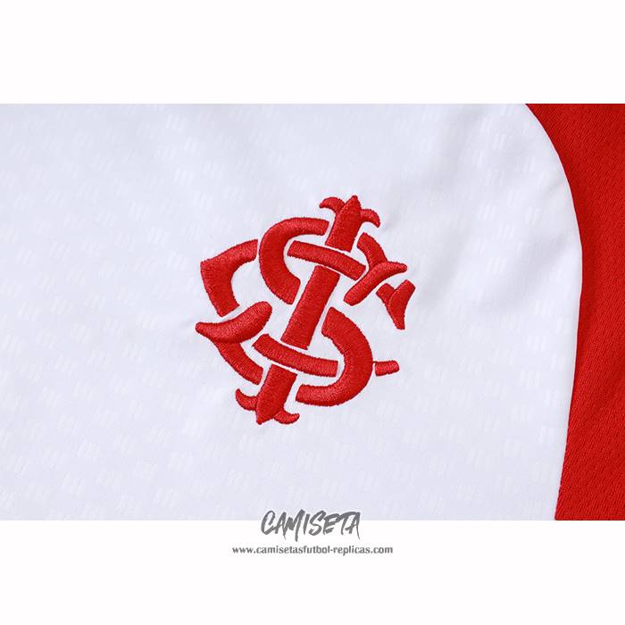 Chandal del SC Internacional 2026-2027 Manga Corta Blanco - Pantalon Corto